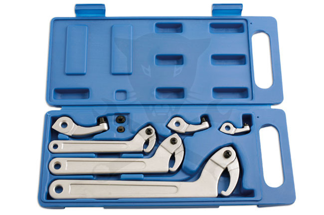 Körmöskulcs, orros készlet - cserélhető csapos és orros 11 db-os LASER