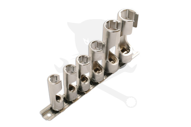 Dugókulcs - crowafej készlet 3/8" speciális végig nyitott 10-19 mm LASER