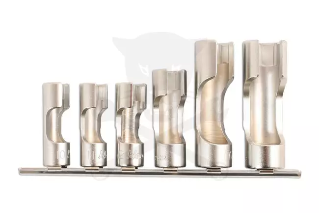 Dugókulcs - crowafej készlet 3/8" speciális végig nyitott 10-19 mm LASER