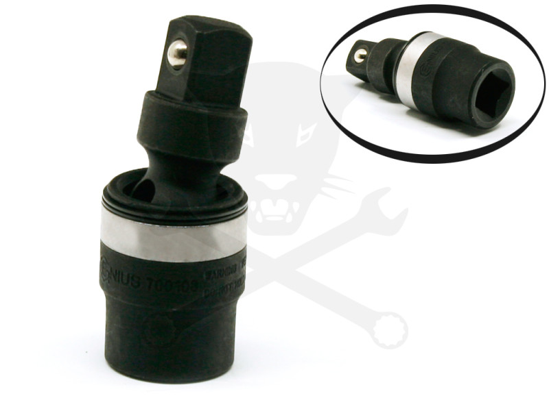 Légkulcs adapter csuklós  1/2"
