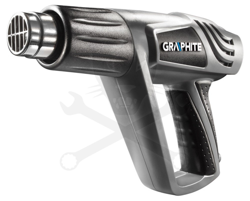 Hőlégfúvó Graphite 2000 W-os 3 fokozatú 25-600°C