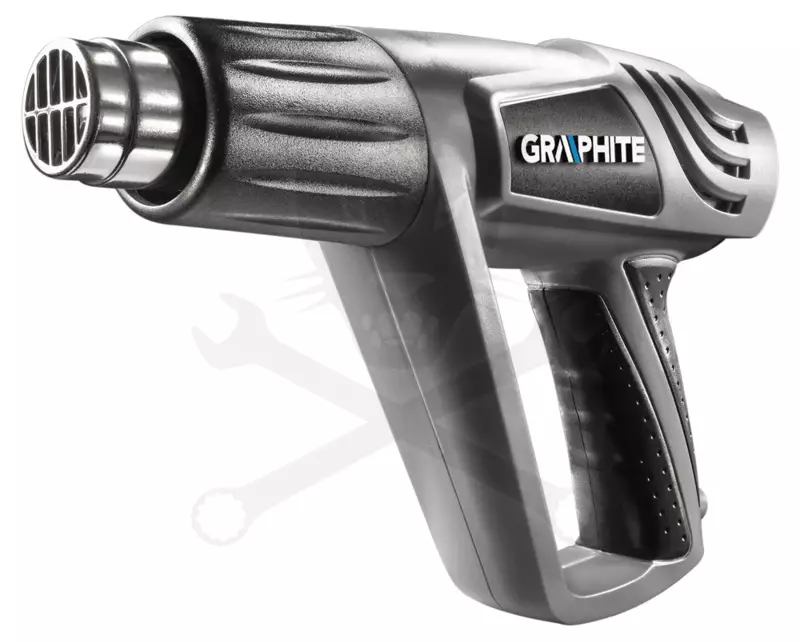 Hőlégfúvó Graphite 2000 W-os 3 fokozatú 25-600°C