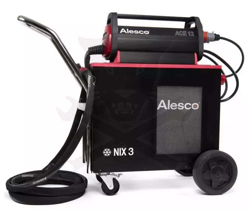 Indukciós Hevítő 12 kW 400 V 15.5 kHz + NIX3 Folyadék Hűtő egység ALESCO