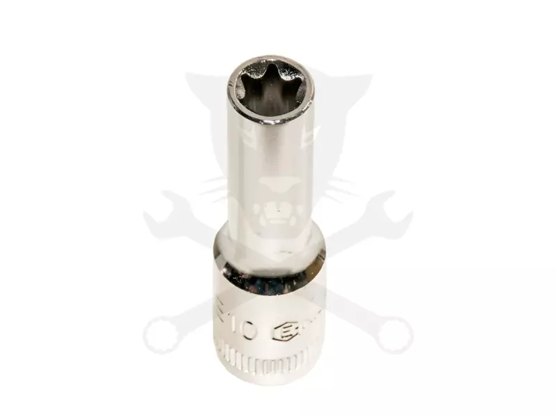 Dugókulcs - crowafej 3/8" belső hosszú torx E10 Genius