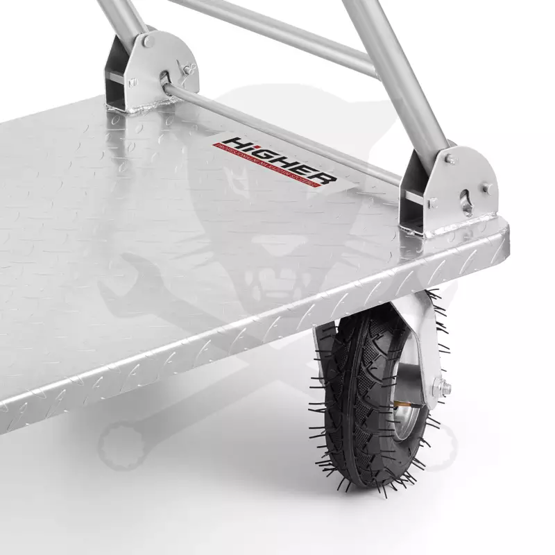 Kézikocsi 500 kg terhelhetőség -összecsukható- Nagy kerekű -HEAVY DUTY