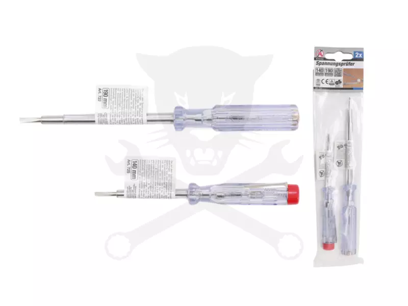 Fázisceruza 2 db-os készlet 120V-250V - 140/190 mm