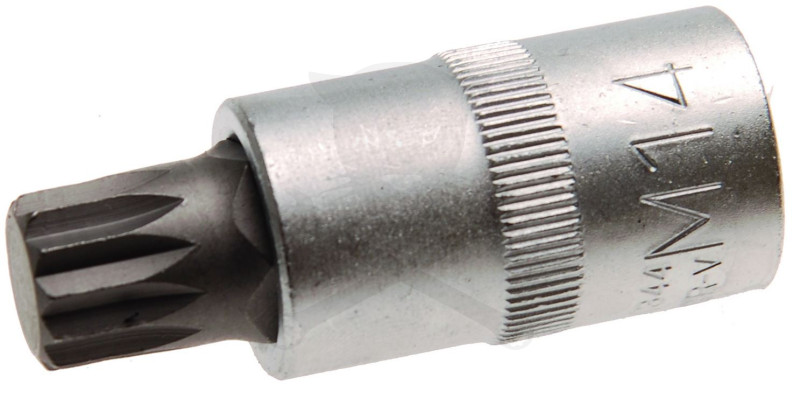 Rátűzőkulcs - crowa+bit 1/2" XZN - Spline M14 x  55 mm BGS