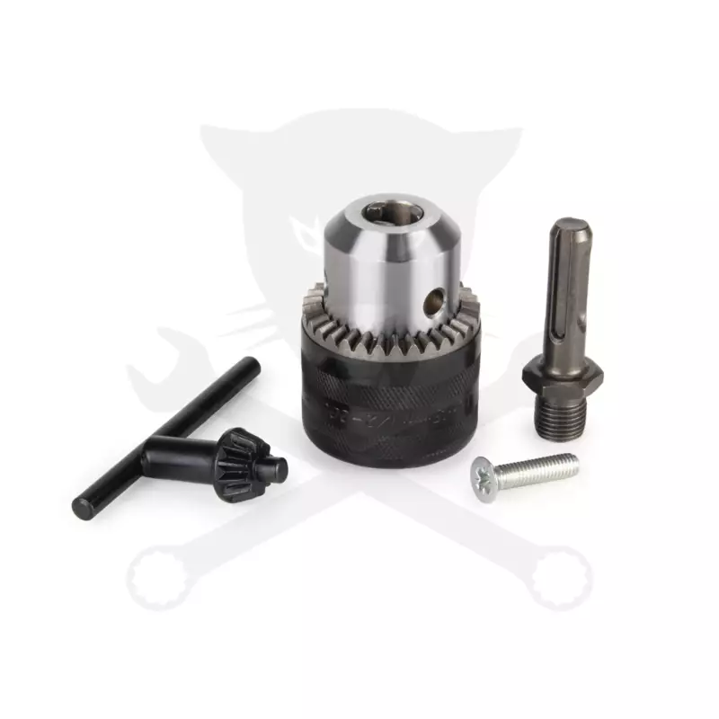 Fúrótokmány, fogaskoszorús 1.0-13 mm + kulcs, adapter - DeWalt