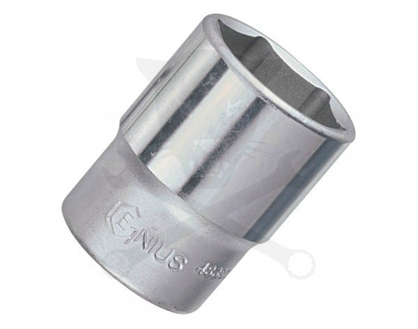Dugókulcs - crowafej 1/2" 6 lap normál 32 mm Genius