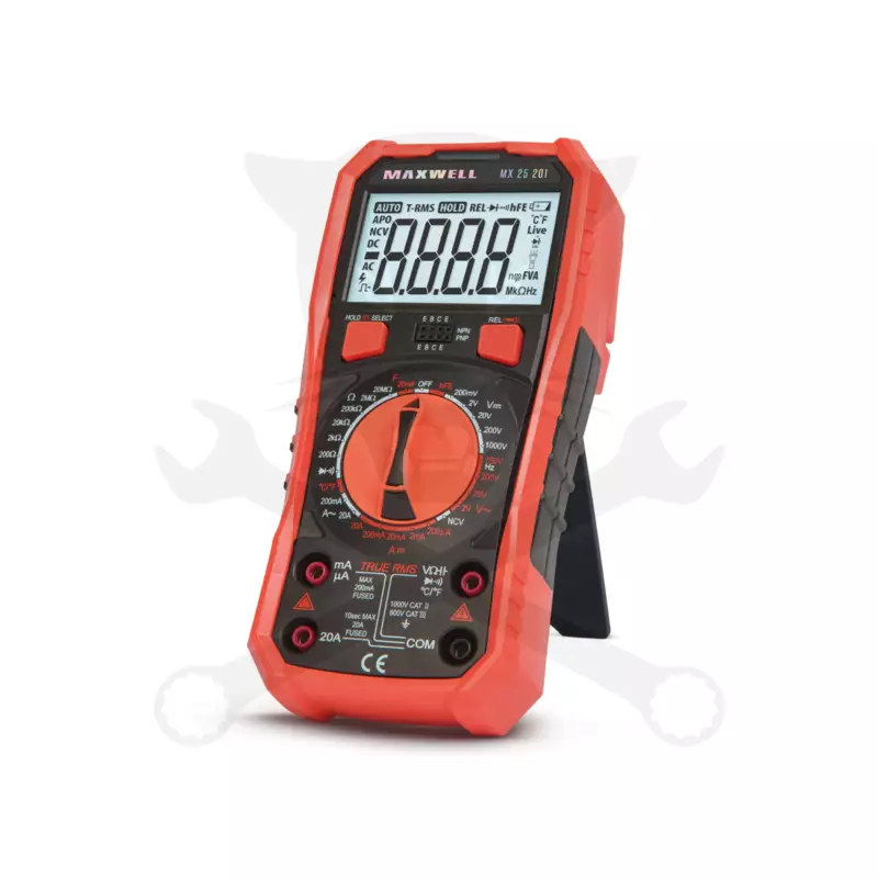 Multiméter, digitális DC 1000V / AC 750V True RMS - Maxwell