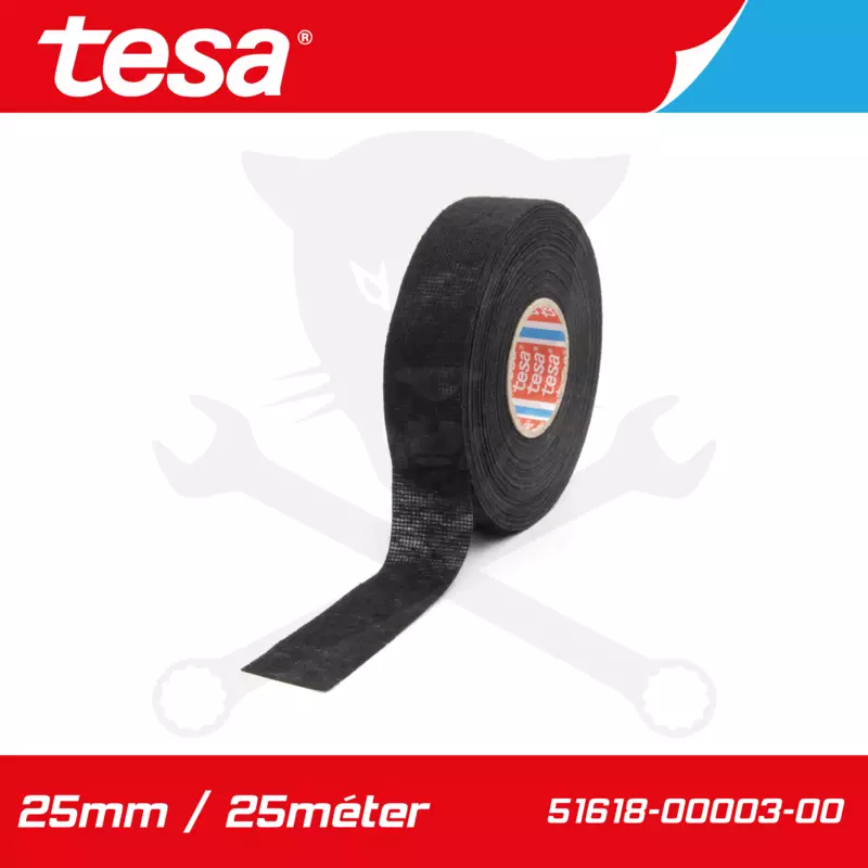 Bandázsszalag, textil 25 mm x 25 méter - TESA