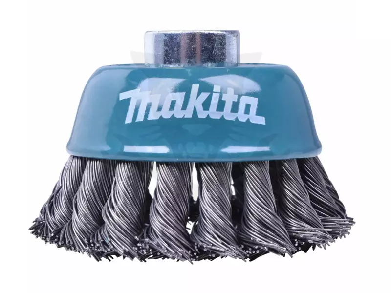 Drótkorong, fonott  75 mm M14 kúpos- Makita