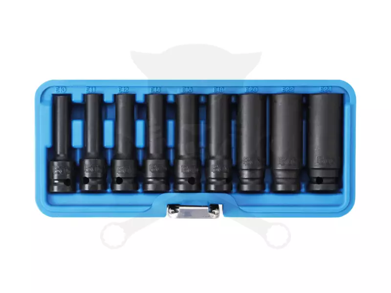 Torx készlet, gépi belső E-torx 9 db-os