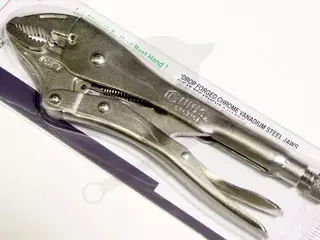 Fogó patent normál íves pofás 10" Genius