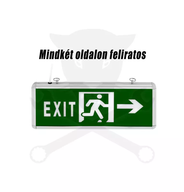 Lámpatest, vészvilágító LED 3 W kétoldalas "Exit" ELMARK