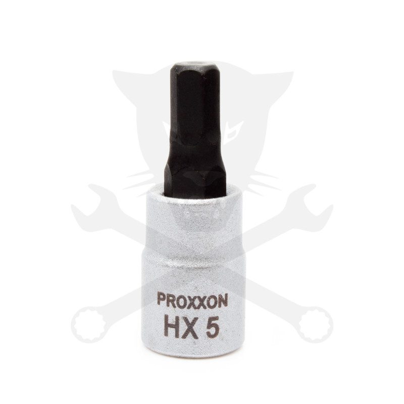 Rátűzőkulcs - crowa+bit 1/4" Imbusz HX5 Proxxon