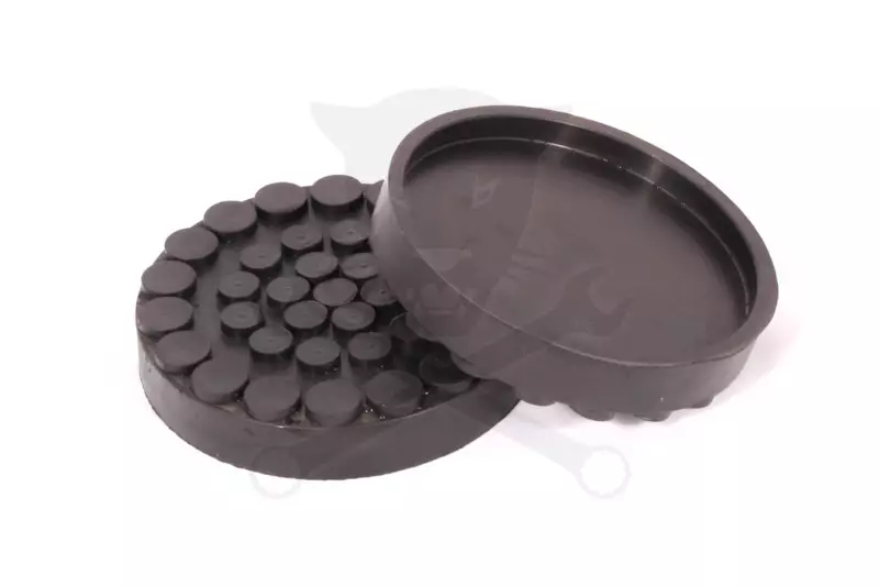 Gumipogácsa csápos emelőhöz 127/117 mm-es félperemes pöttyös