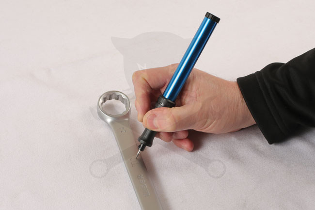 Gravírozó toll, gyémánthegyű - elemes - 2 db AAA - Laser Tools