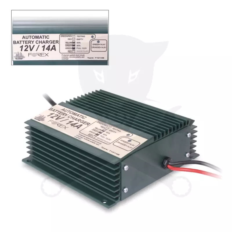 Akkumulátor töltő FRX 12V - 14A - Full Automata - Profi