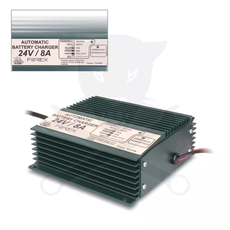 Akkumulátor töltő FRX 24V - 8A Full Automata