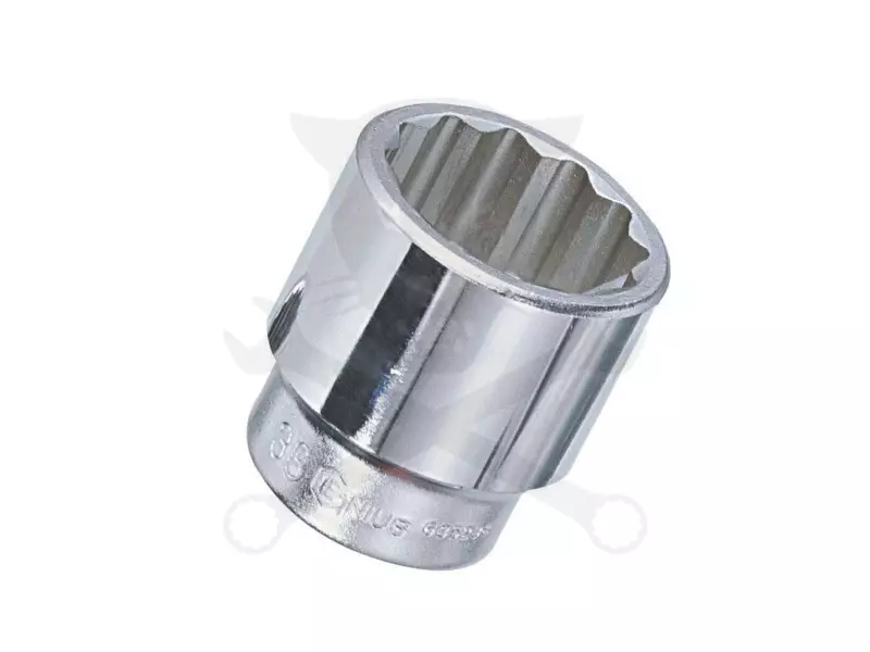 Dugókulcs - crowafej 3/4" 12 szög normál 36 mm Genius