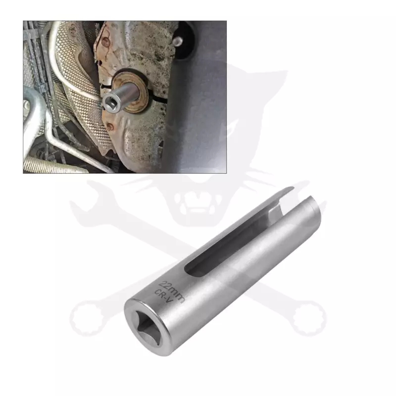 Lambdaszonda kiszerelő 22 mm egyenes 1/2" vékonyfalú - FORD Fiesta