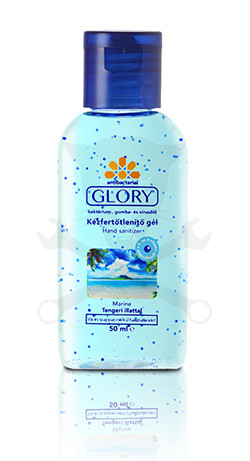 Kézfertőtlenítő gél - antibakteriális -  50 ml - Glory Tengeri