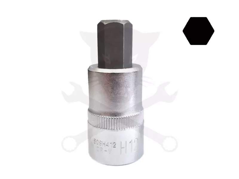 Rátűzőkulcs - crowa+bit 1/2" imbusz 12 mm