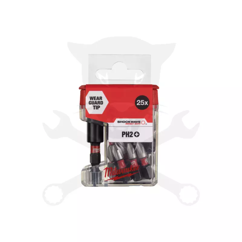 Bithegy, gépi, torziós PH2 x 25 mm 25 db-os - Milwaukee