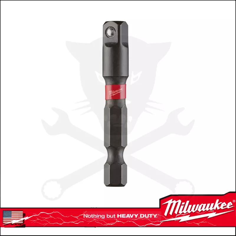 Adapter, hatlap-négylap IMPACT 1/4"-1/4" Torziós - Milwaukee
