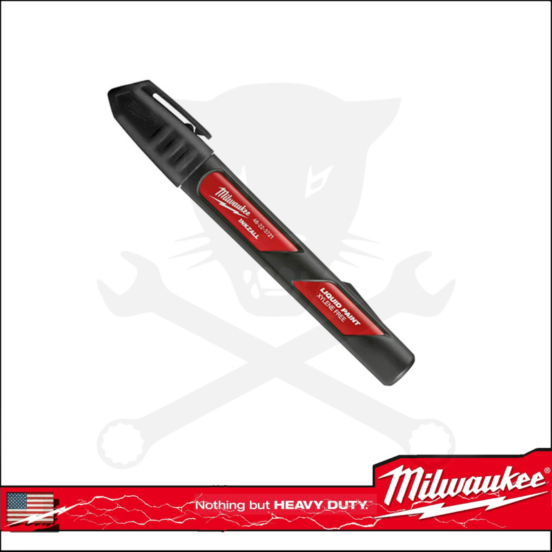 Jelölő filctoll INKZALL Milwaukee FEKETE