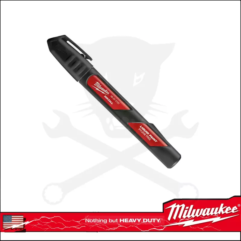 Jelölő filctoll INKZALL Milwaukee FEKETE