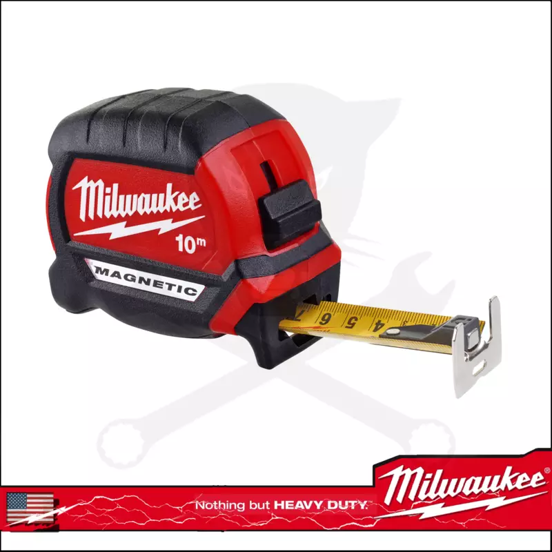Mérőszalag 10 m x 27 mm gumírozott mágneses - Milwaukee