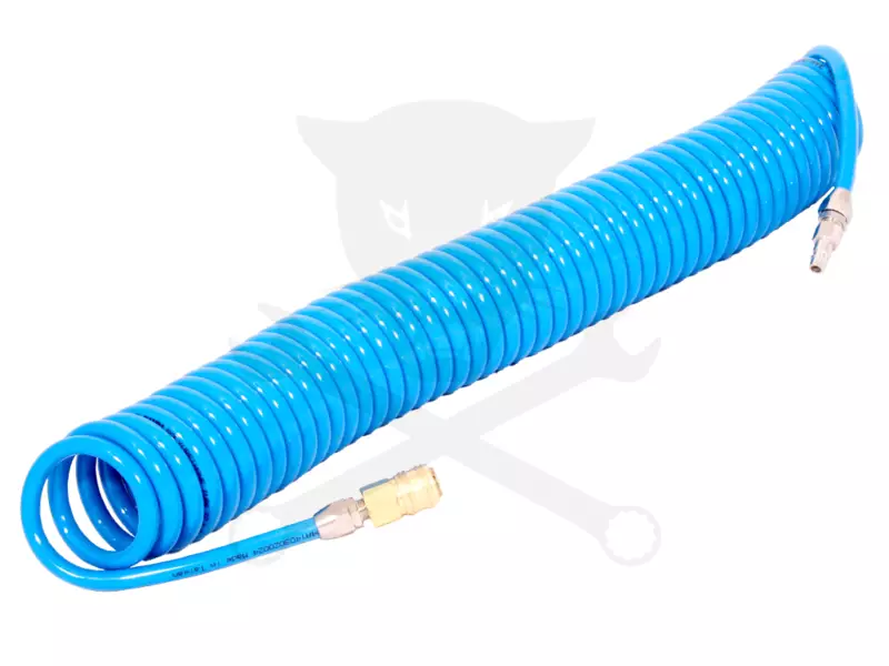 Levegőcső spirál 12 m kék - szerelt 12 mm x 8 mm