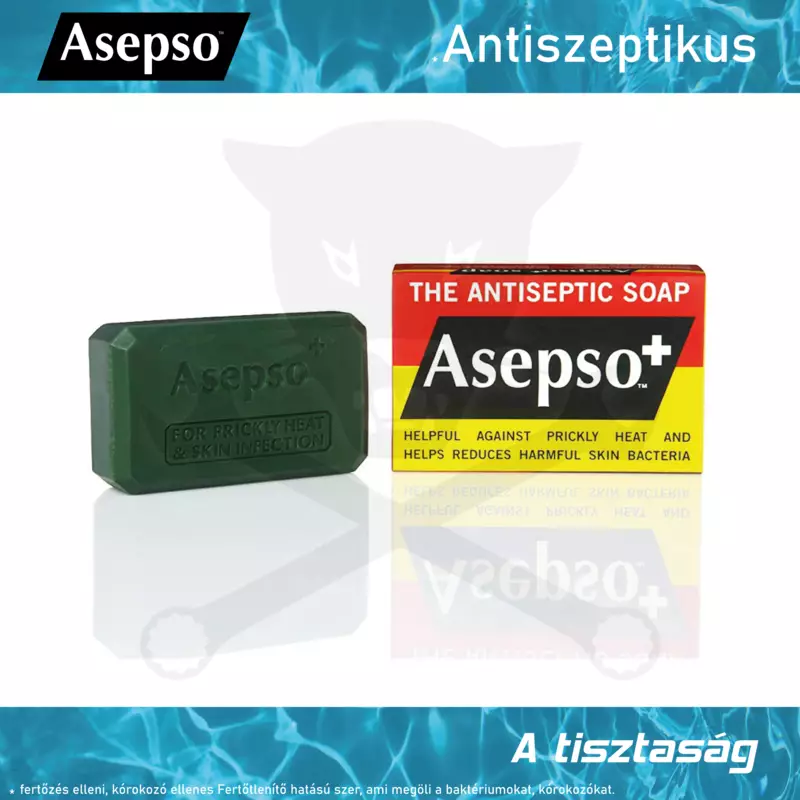 Szappan 1 db-os Asepso+ Original KÉZFERTŐTLENÍTŐ szappan 80 g