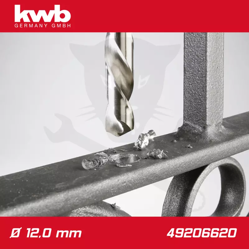 Csigafúró 12,0 mm HSS-G DIN 338 Silver Star, profi - KWB
