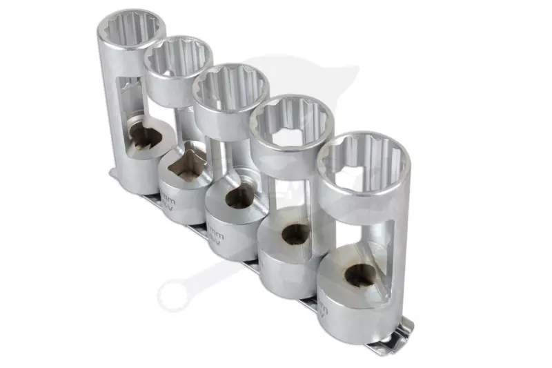 Lengéscsillapító spec. dugókulcs készlet 5 db-os 18-19-21-22-24 mm 1/2"