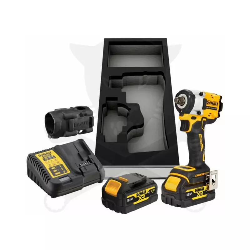 Ütvecsavarozó, akkus 18V  406 Nm 1/2" 2db 5.0Ah - DeWalt