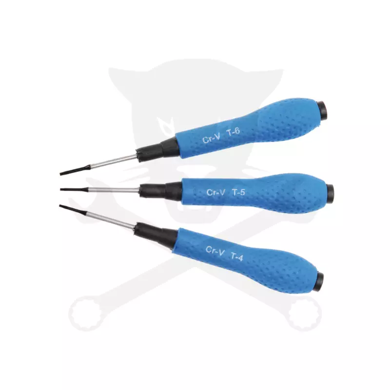 Csavarhúzó készlet mini torx műszerész 3 db-os T4-T5-T6 - BGS