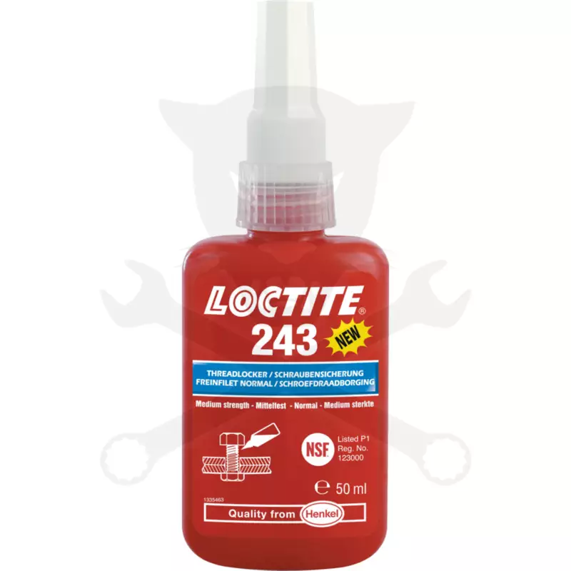 Loctite csavarrögzítő 243 - kék -  50 ml