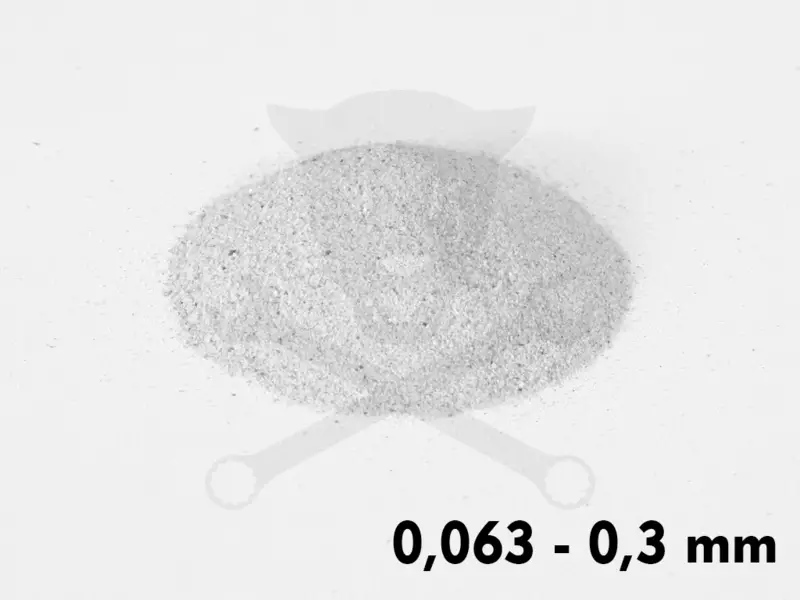 Homok kvarc 0,063-0,3 mm-es 25 kg-os zsákos kiszerelés (HOM0.063-0.3/25)