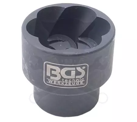 Kerékőr leszedő dugófej 1/2" rövid 22 mm-es BGS