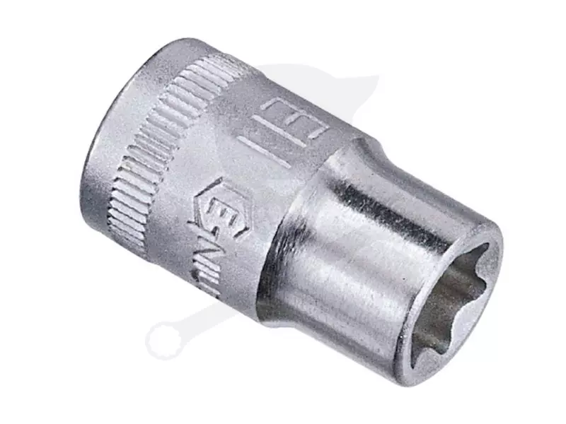 Dugókulcs - crowafej 1/2" belső torx E11 Genius