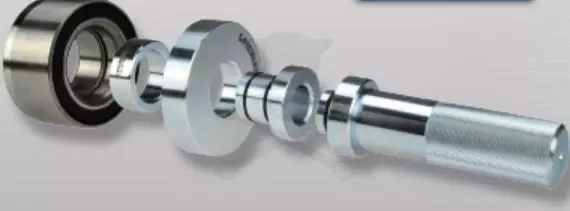 Kerékcsapágy szerelő 45 db-os présalátét készlet - univerzális 50-135 mm