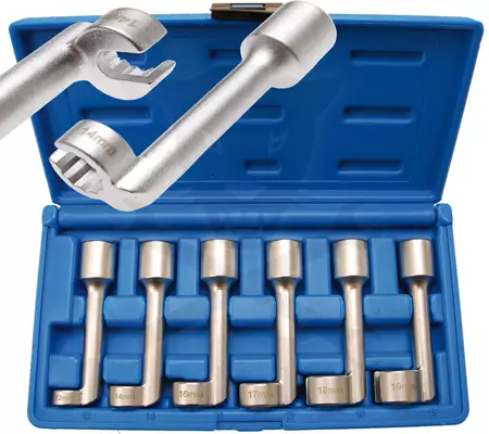 Dugókulcs - crowafej készlet 1/2" speciális alul nyitott 6 db-os 12-19 mm