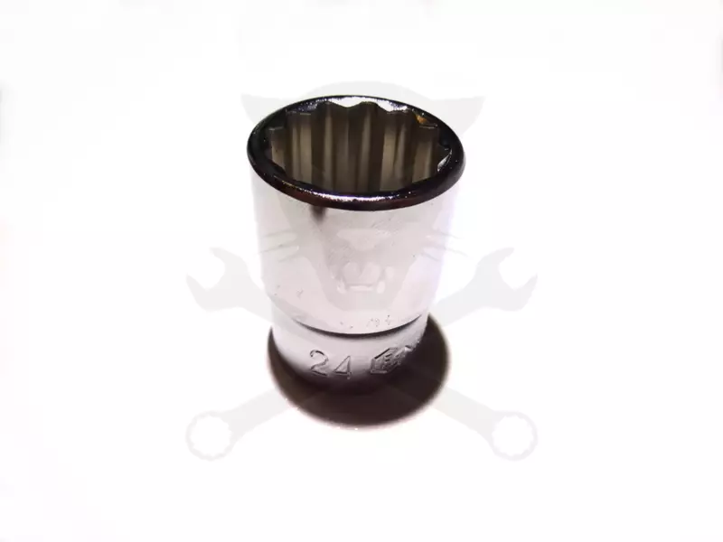 Dugókulcs - crowafej 1/2" 12 szög normál 24 mm Genius