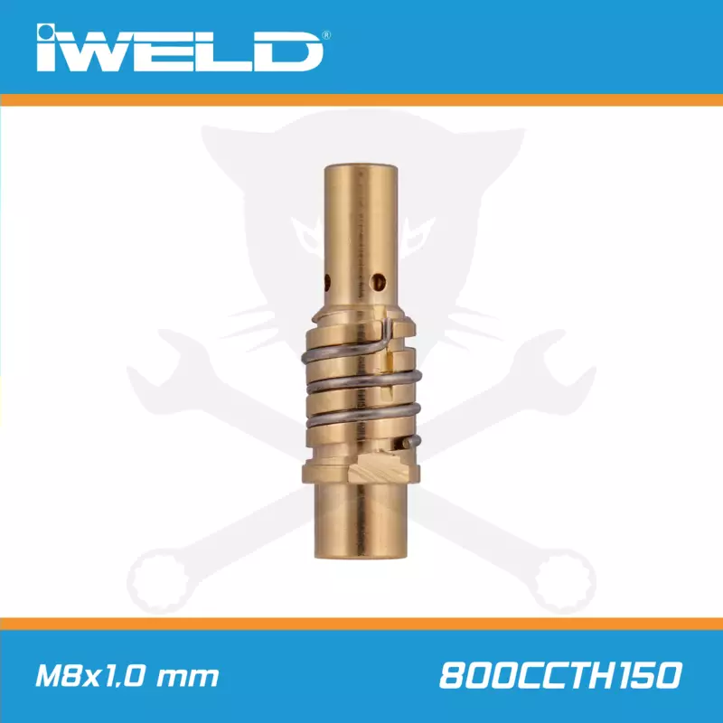 CO közdarab M8x1.0 mm - IGrip MIG150 (bal) rugóval -