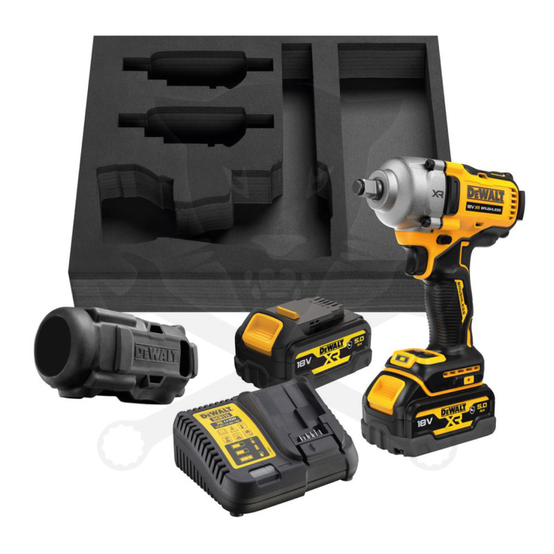 Ütvecsavarozó, akkus 18V 812 Nm 1/2" 2 db 5.0Ah - DeWalt