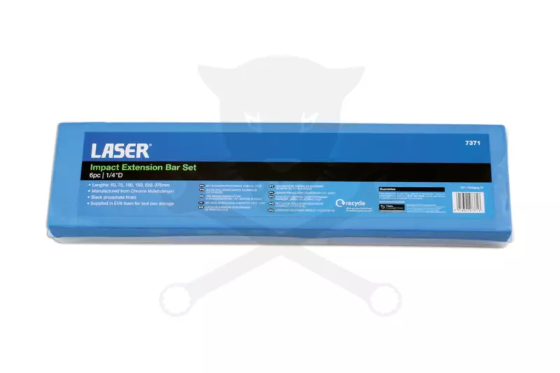 Toldószár készlet, gépi 1/4" 6 db-os 50-75-100-150-250-375mm - Tálcás (LAS-7371