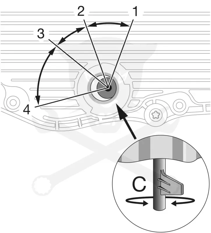 Olajleeresztő kulcs készlet Mercedes 9G Tronic 725 váltó szereléshez